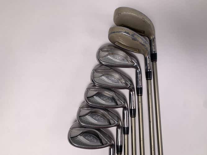 Adams Idea A12 OS Hybrid Iron Set 5H-6H 7-PW+SW Idea Womens 50g Ladies RH