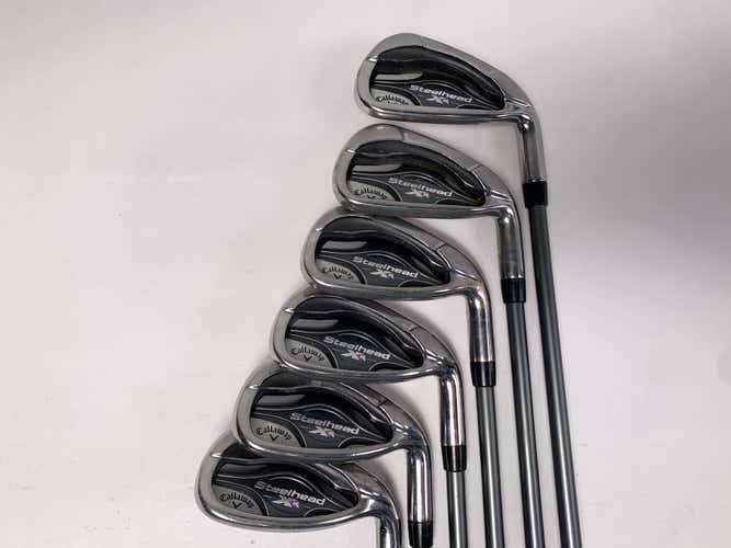 Callaway Steelhead XR Iron Set 6-PW+GW Matrix Ozik Program F15 55g Senior RH