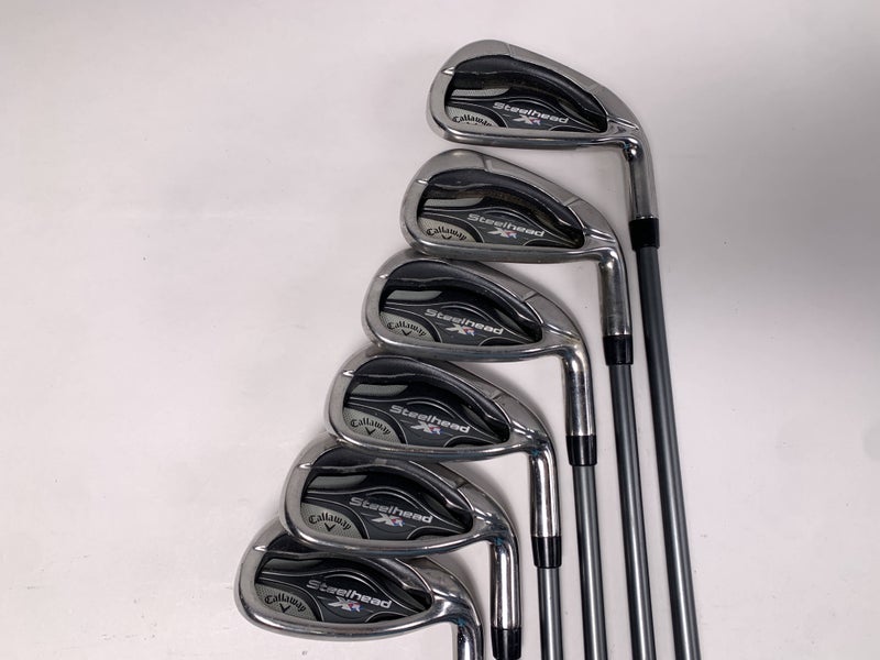 Callaway Steelhead XR Iron Set 6-PW+GW Matrix Ozik Program F15 55g Senior RH
