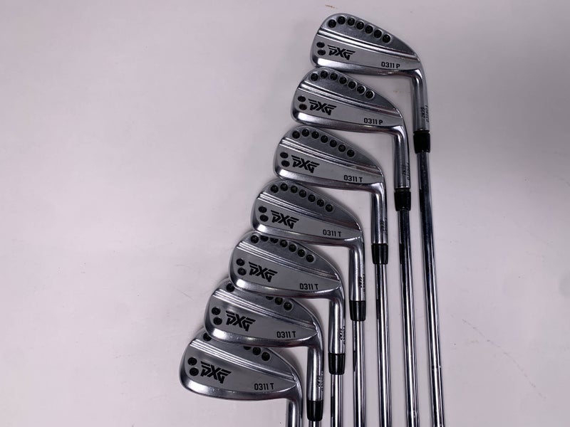 PXG 0311 P GEN2 Chrome Iron Set 4-PW Dynamic Gold Tour Issue X100 Extra Stiff RH