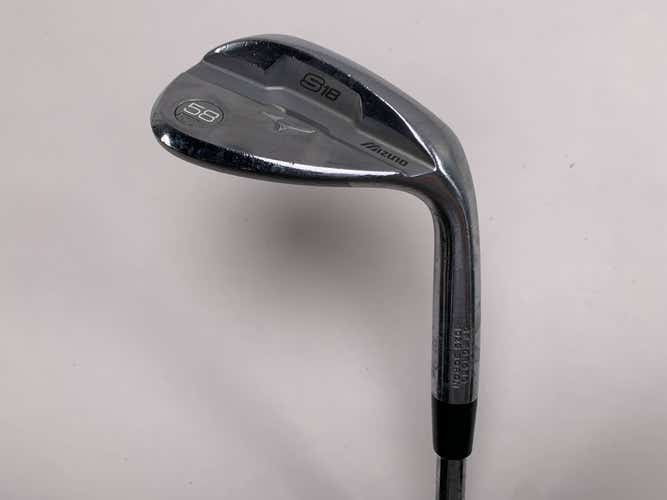 Mizuno S18 White Satin Lob Wedge LW 58* 8 True Temper Dynamic Gold Wedge Mens RH