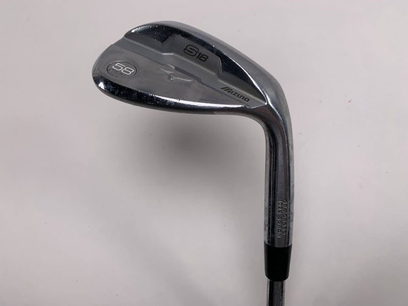 Mizuno S18 White Satin Lob Wedge LW 58* 8 True Temper Dynamic Gold Wedge Mens RH