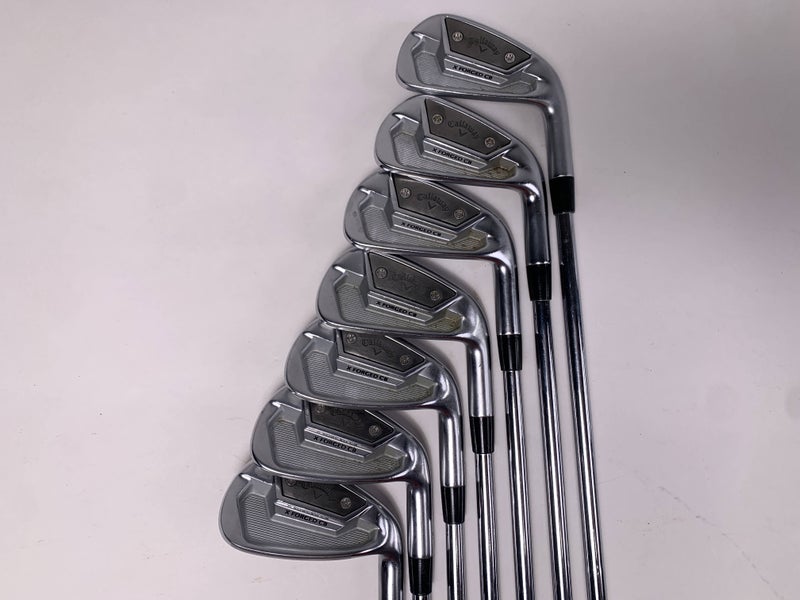 Callaway X Forged CB 21 Iron Set 4-PW NS Pro Modus 3 Tour 115 XStiff RH +1''