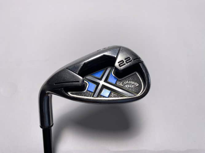 Callaway X-22 Pitching Wedge PW 75g Regular Graphite Mens LH