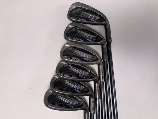 Ping G30 Iron Set 7-PW+GW+SW Red Dot 1* Flat TFC 419 Regular Graphite Mens RH