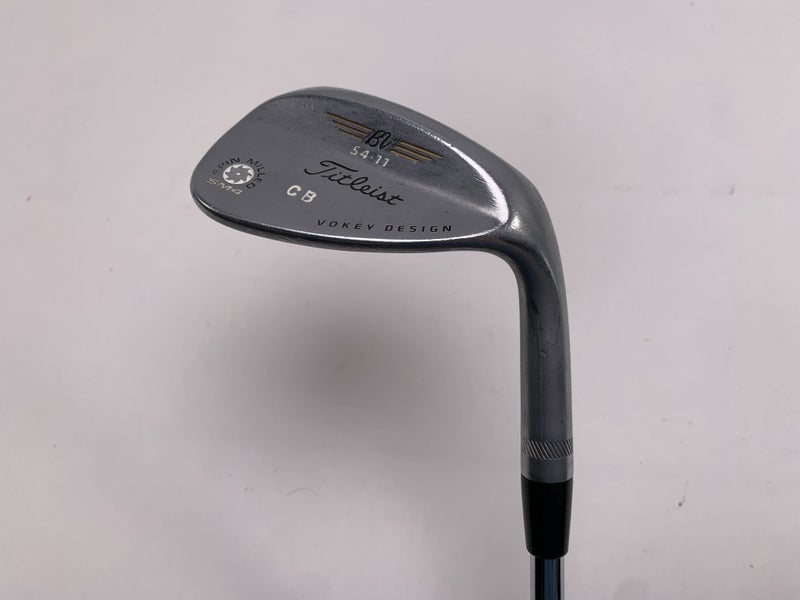 Titleist Vokey Spin Milled SM4 Chrome Sand Wedge SW 54* 11 DG S200 Wedge Mens RH