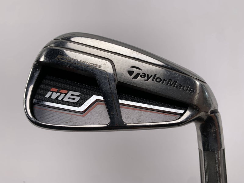 TaylorMade M6 Single 6 Iron True Temper XP 100 R300 Regular Steel Mens RH