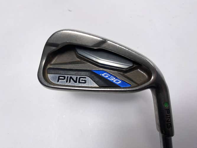Ping G30 Single 6 Iron Green Dot TFC 419 Regular Graphite Mens RH Midsize Grip