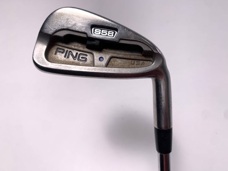 Ping S58 Single 4 Iron Blue Dot 1* Up Cushin Regular Steel Mens RH Midsize Grip
