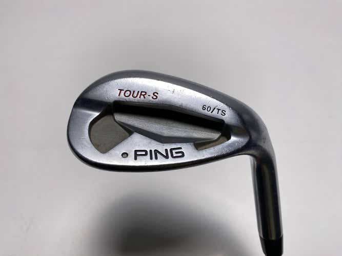 Ping Tour-S Chrome Lob Wedge LW 60* Black Dot KBS Tour Wedge Steel Mens RH