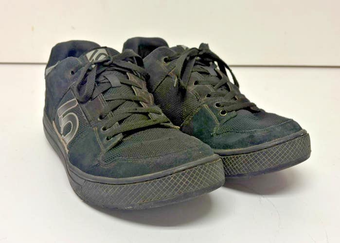 Five Ten 5.10 Freerider Black Suede/Textile Flat Sole Bike Shoes US 12 EU 46-2/3