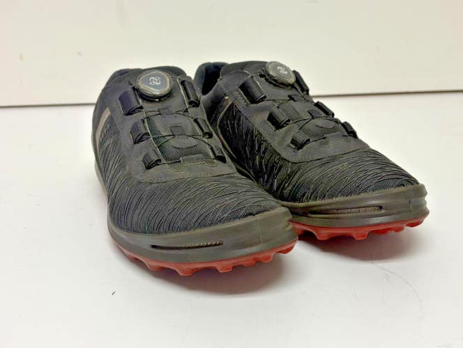 ECCO Cage Pro Boa-Coiler Black Golf Sneakers EU 45 US Men's 11.5 GREAT