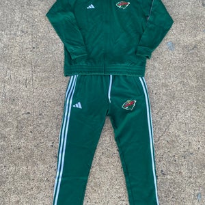 Adidas Minnesota Wild Track Sweat Rink Suit Jacket and Pants 57430