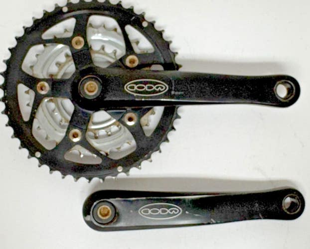 Cannondale CODA 175mm 44/32/22 Black Aluminum /Steel Mtn Bike Triple Crankset
