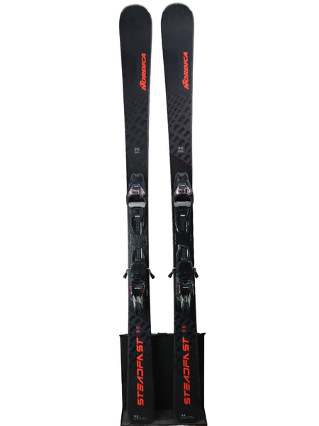 USED 2024 Nordica Steadfast 85 DC Skis with Marker TPX 12 Bindings - 168cm
