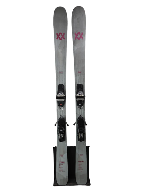 USED 2024 Volkl Secret 88 Women's Skis with Marker Squire 12 TCX Bindings - 163cm