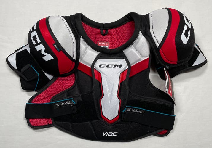 NEW CCM JetSpeed Vibe Shoulder Pads, Sr Large
