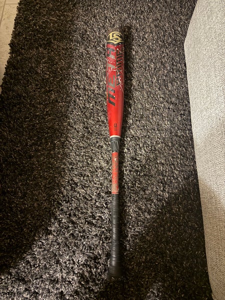 2019 Louisville Slugger Red Meta Prime Composite BBCOR Certified Bat (-3) 30 oz 33" (Used)