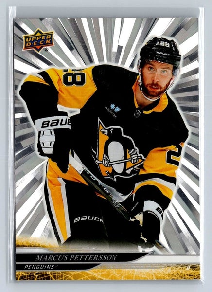 Marcus Pettersson 2024-25 Upper Deck Series 1 Outburst Silver Base Parallel #144