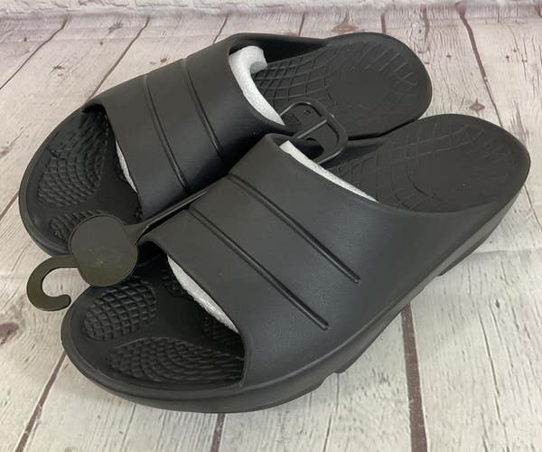 Adult's Comfort Recovery Flip Flops Black Men's 8 Women's 10 EUR 41