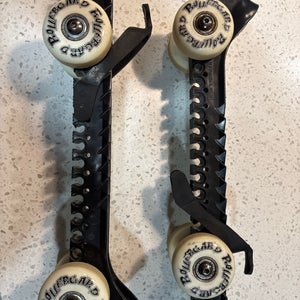 Adjustable Black Hockey Skate Roller Guards