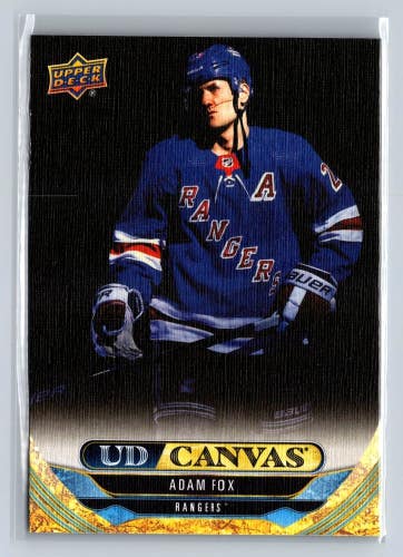 Adam Fox New York Rangers 2024-25 Upper Deck Series 1 UD Canvas #C-61