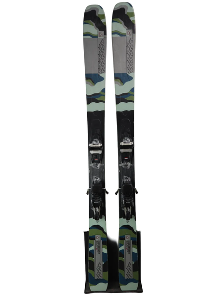 USED 2024 K2 Mindbender 99 Ti Skis with Marker Squire 12 TCX Bindings - 166cm