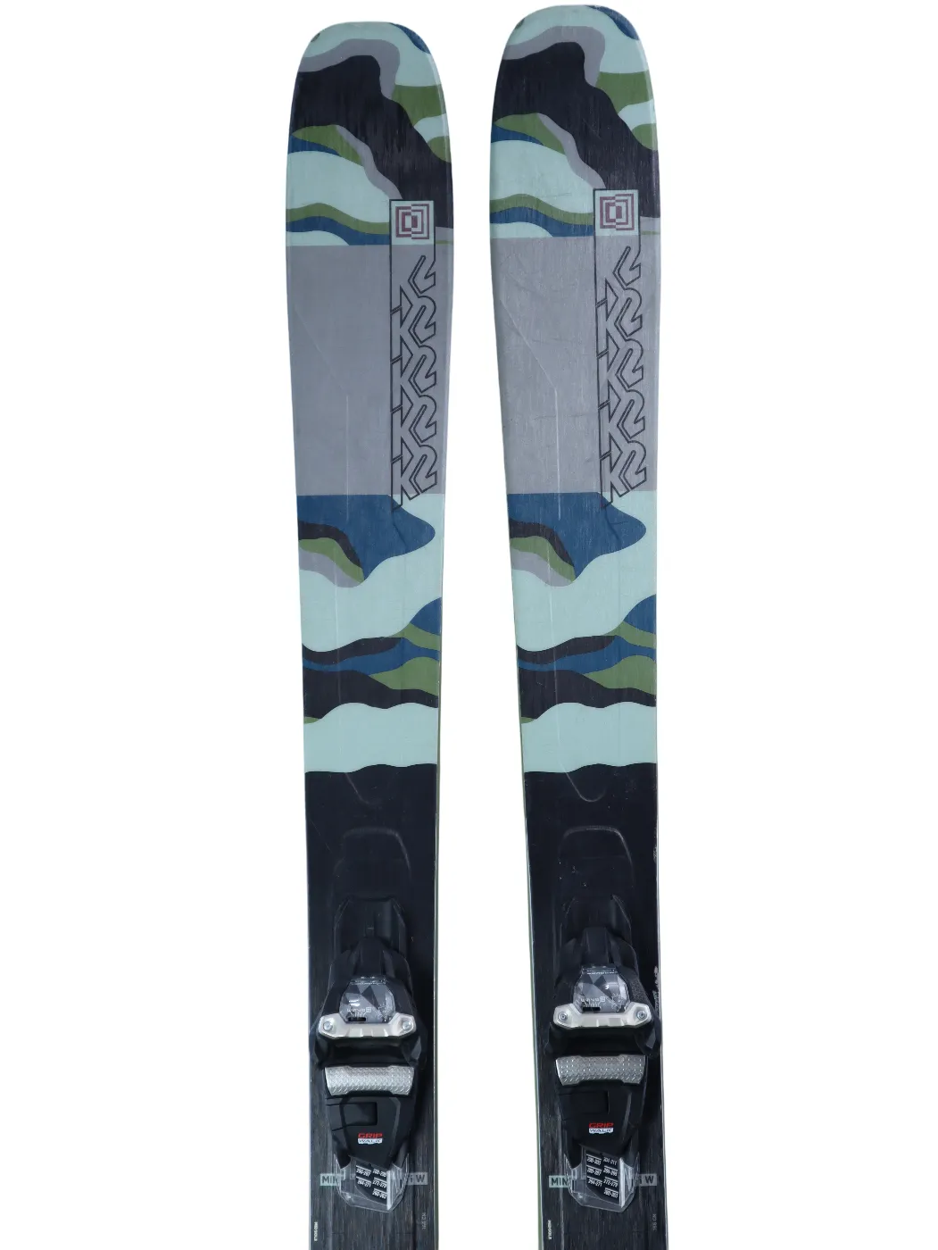 USED 2024 K2 Mindbender 99 Ti Skis with Marker Squire 12 TCX