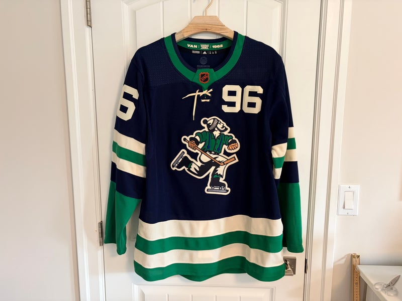 Authentic Adidas Vancouver Canucks Andrei Kuzmenko Retro 2.0 Jersey Size 52