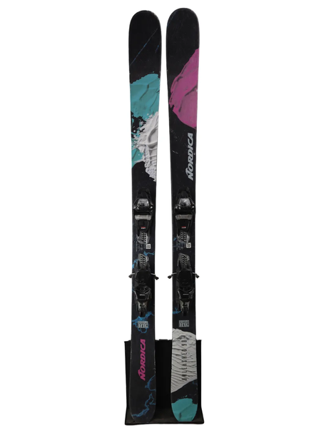 USED Nordica Unleashed 98 Skis with Marker Griffon 13 TCX Bindings - 174cm
