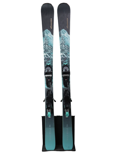 USED Nordica Wild Belle 84 Women's Skis with Marker TP2 11 Bindings - 150cm
