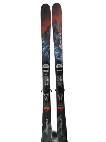 USED Nordica Enforcer 100 Skis with Marker Griffon 13 ID Bindings - 179cm
