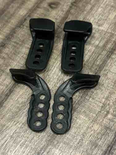 Two Pairs of Hockey Helmet Cage J-Clips