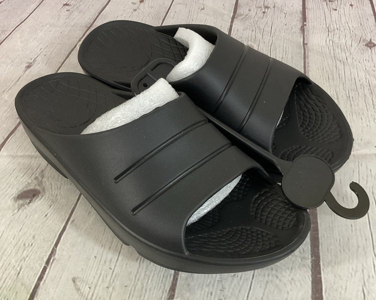 Women's Comfort Recovery Flip Flops Black Size 6 EUR 37