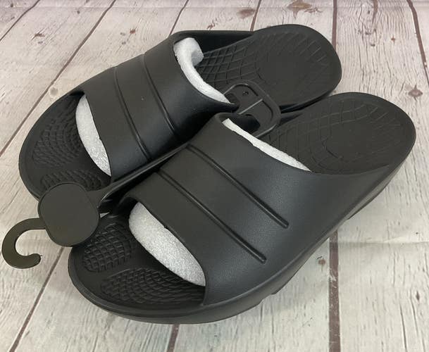 Women's Comfort Recovery Flip Flops Black Size 5 EUR 36