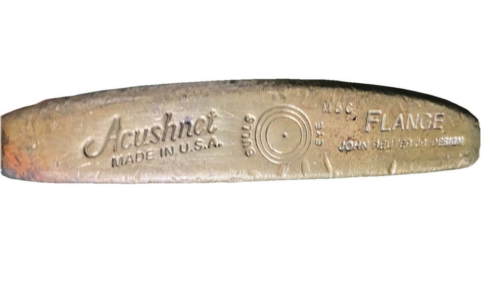 Acushnet Bullseye Flange M5C John Reuter Jr Putter RH Flare Tip Satin Shaft 35"