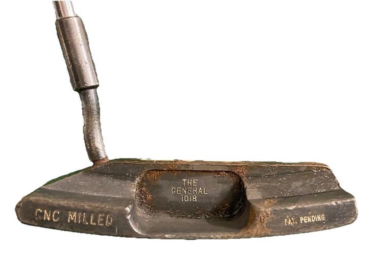 Ajax Tool The General 1018 CNC Milled Blade Putter Fluted Steel 33.5 RH New Grip