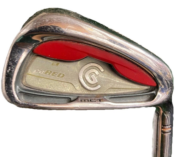 Cleveland CG Red MCT 6 Iron Men's RH S300 Stiff Steel 37" New Midsize Grip Nice