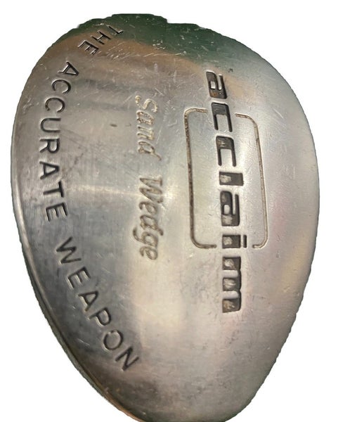 Acclaim Golf The Accurate Weapon Wide Sole Sand Wedge 56* Stiff Steel 35.5" RH