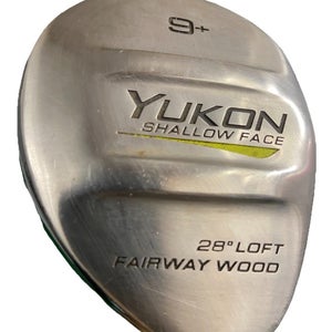 Pinemeadow Golf Yukon Shallow Face 9+ Wood 28* 78g Regular Graphite RH Nice Grip