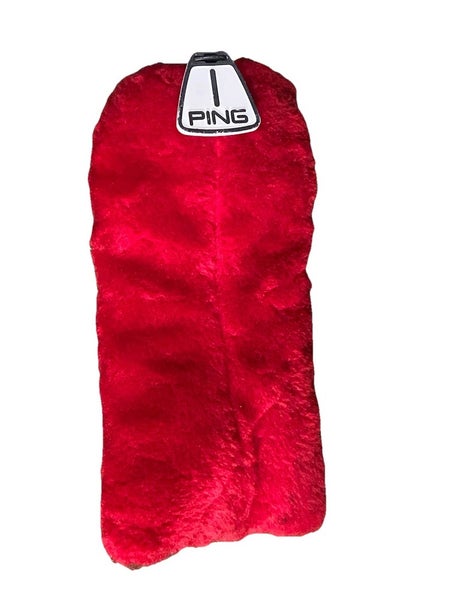 Ping Karsten Vintage 1-Wood Plush Half Fuzzy Driver Golf Headcover With Tag Nice