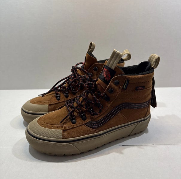 Brown Men's Size M 7.0 (W 8.0) Adult Vans Shoes (New)