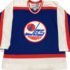 NWT Winnipeg Jets Vintage Hockey CCM NHL Jersey Size L