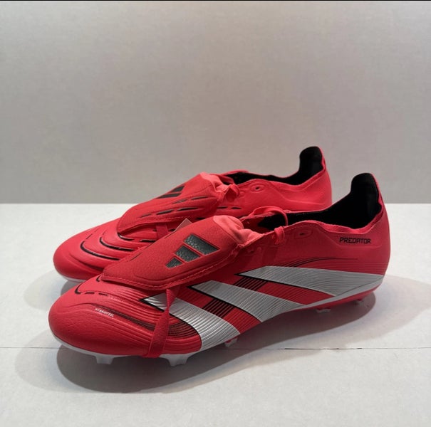 Red Men's Size M 12.5 (W 13.5) Adidas Cleats (New)