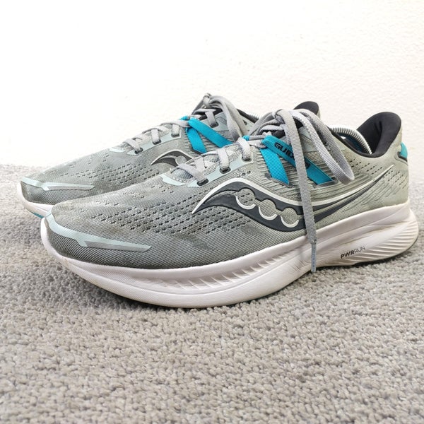 Saucony Guide 16 Mens Size 10.5 Running Shoes Low Top Gray Sneakers