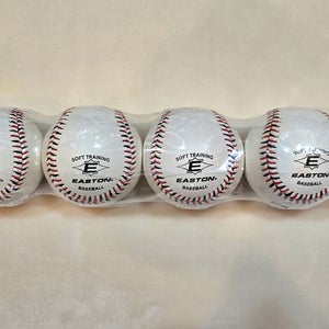 NEW ! 6Pk - Easton Diamond E - 9" Soft Training Baseball Synthetic Cover