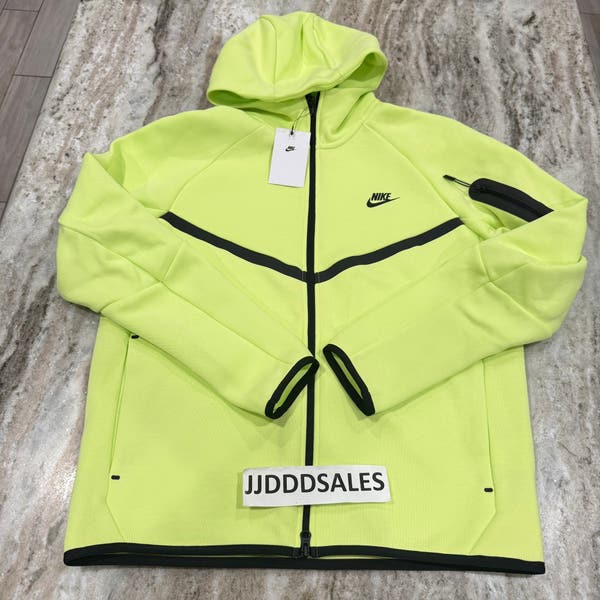 Nike Tech Fleece Lemon Twist Full Zip Hoodie Joggers Set HV0949
