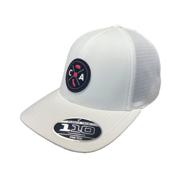 NEW Black Clover Live Lucky California Vibe HD Patch White Snapback Golf Hat/Cap