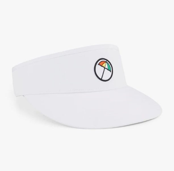 Puma AP High Crown Tech Visor (White Glow, Adjustable) Golf Hat 2024 NEW
