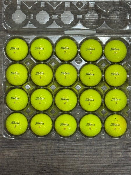 20 Titleist Pro V1x Yellow Golf Balls - 5A MINT CONDITION ONLY